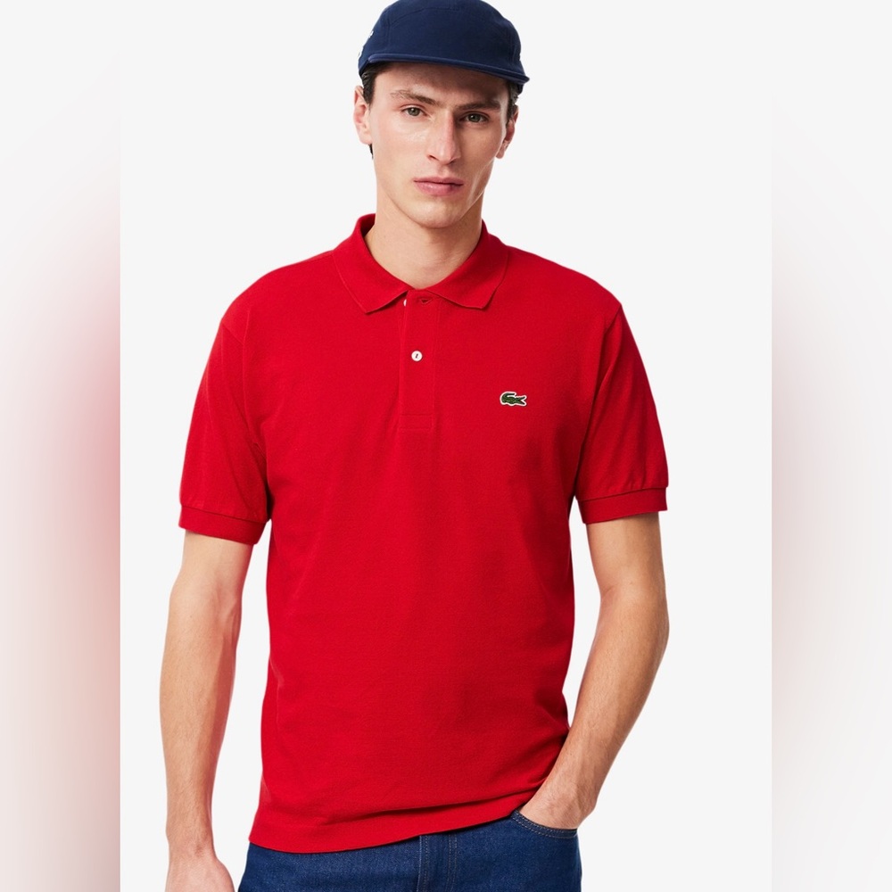 Lacoste Red Polo Shirt for Men